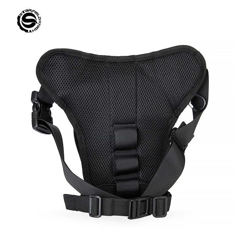 SFK ブラックオートバイドロップレッグバッグ多機能チェスト - Motorcycle Gear Companies のレビューと価格