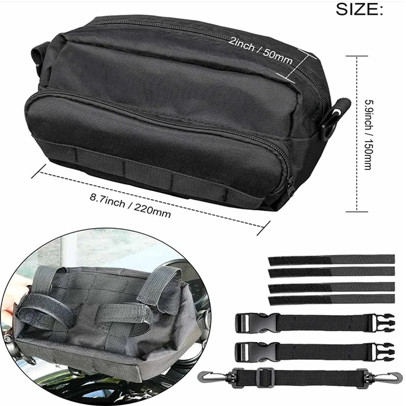 ユニバーサルモーターサイクルフロント収納バッグ,ハンドルバー - Motorcycle Gear Backpack のレビューと価格