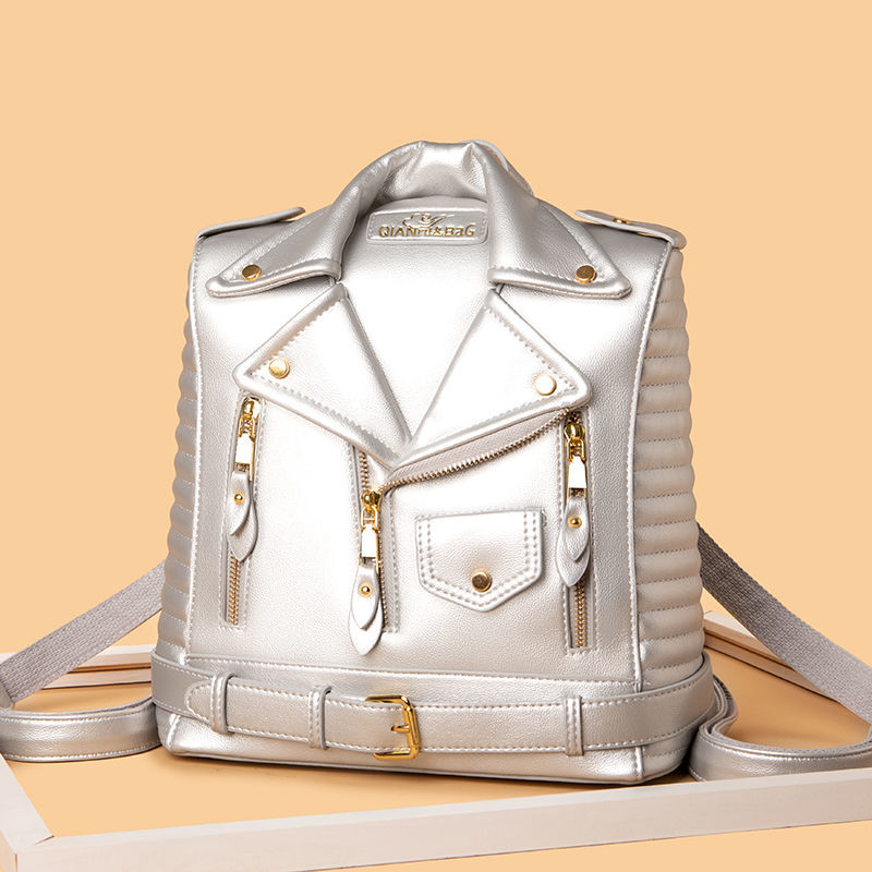 ヨーロッパ/アメリカのファッションリベットパーソナライズされ - Motorcycle Gear Backpack のレビューと価格