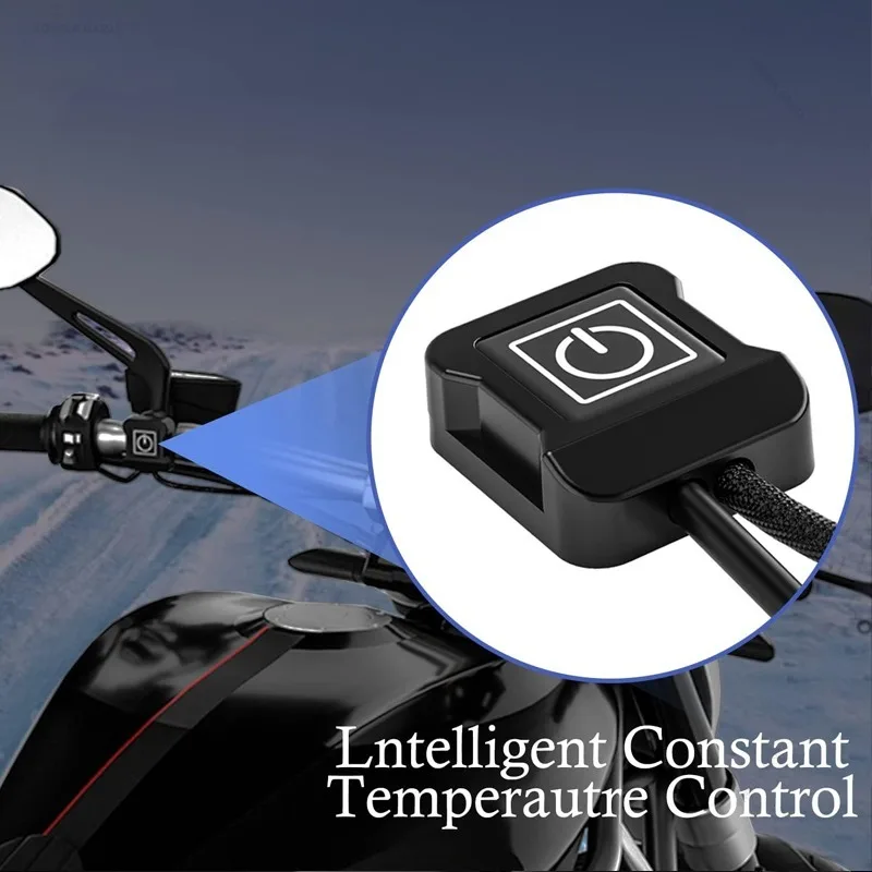 バイク用ヒーターグリップ 12V 3段階温度調整可能、急速加 - Handlebar Grip Heated のレビューと価格